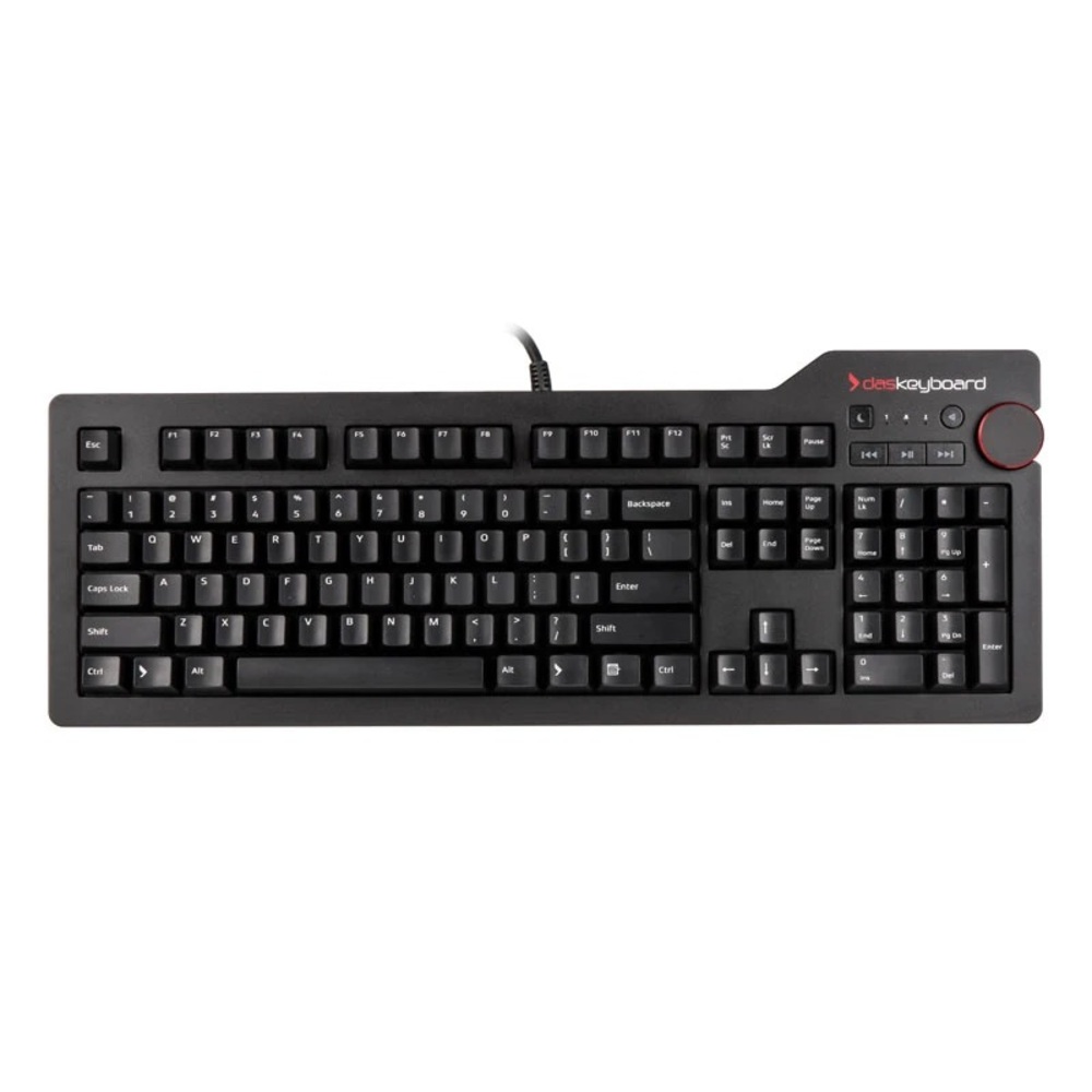 LIKE NEW Das Keyboard 4 Professional Black Mechanical Keyboard